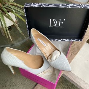 Diane Von Furstenberg White (100% Leather)